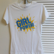   Playera Girl Power - Blanca