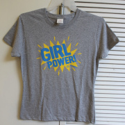   Playera Girl Power - Gris